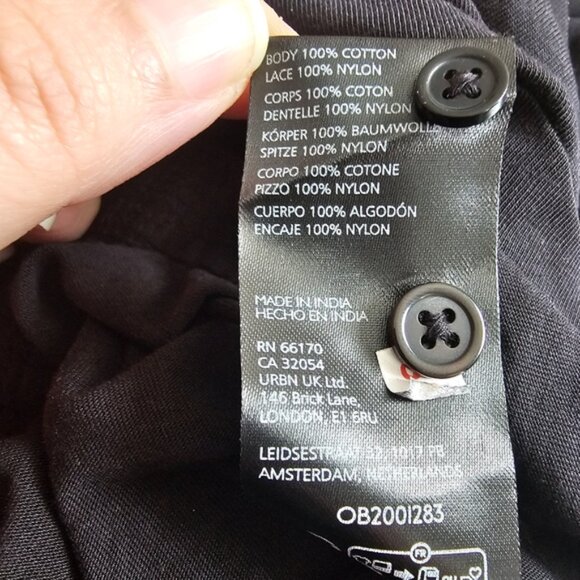 Black By Anthropologie Women's One Shoulder Puff-Sleeve Top - Picture 9 of 10